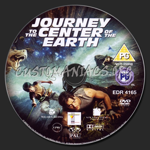 Journey to the Center of the Earth dvd label