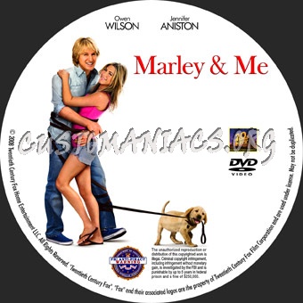 Marley And Me dvd label