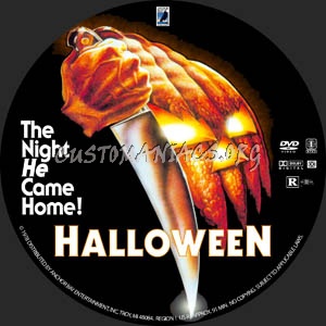 Halloween dvd label