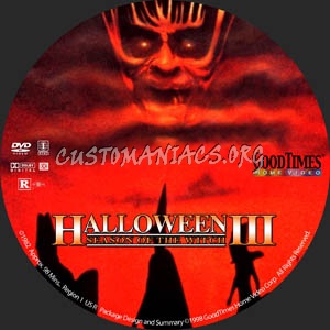 Halloween III dvd label