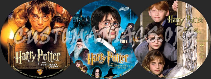 Harry Potter & the Sorcerer's Stone dvd label