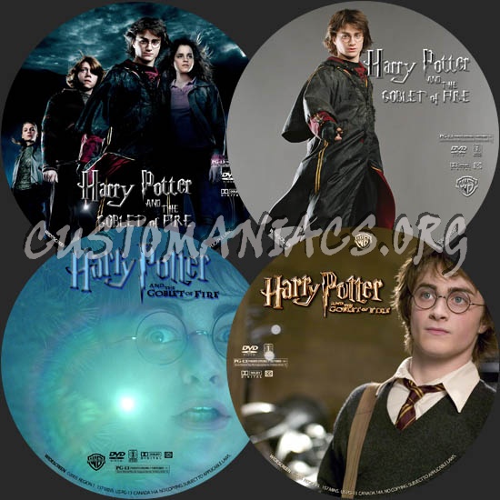 Harry Potter & the Goblet of Fire dvd label