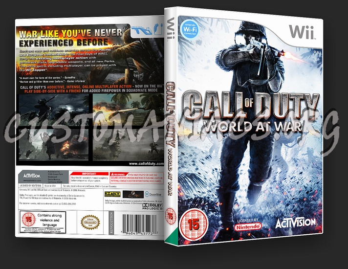 Call of Duty - World At War dvd cover