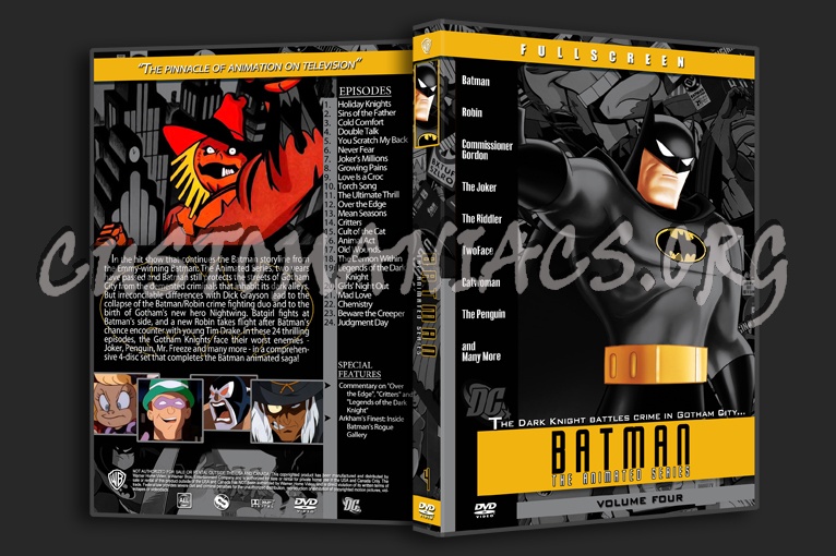 Batman The Animated Series. dvd cover