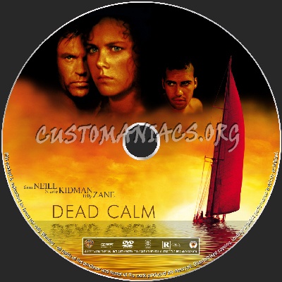 Dead Calm dvd label