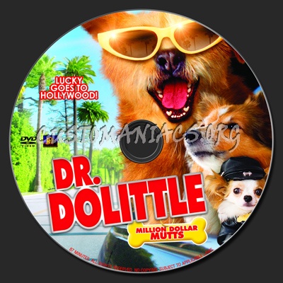 Dr. Dolittle : Million Dollar Mutts dvd label