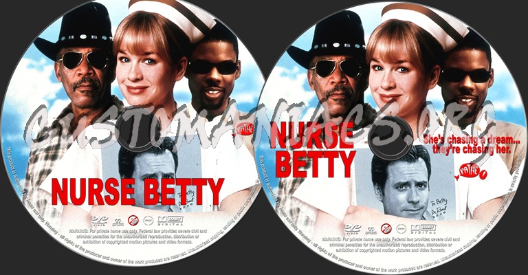 Nurse Betty dvd label