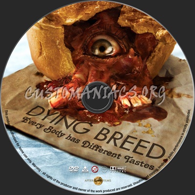 Dying Breed dvd label