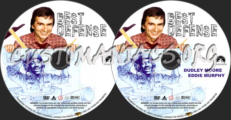 Best Defense dvd label