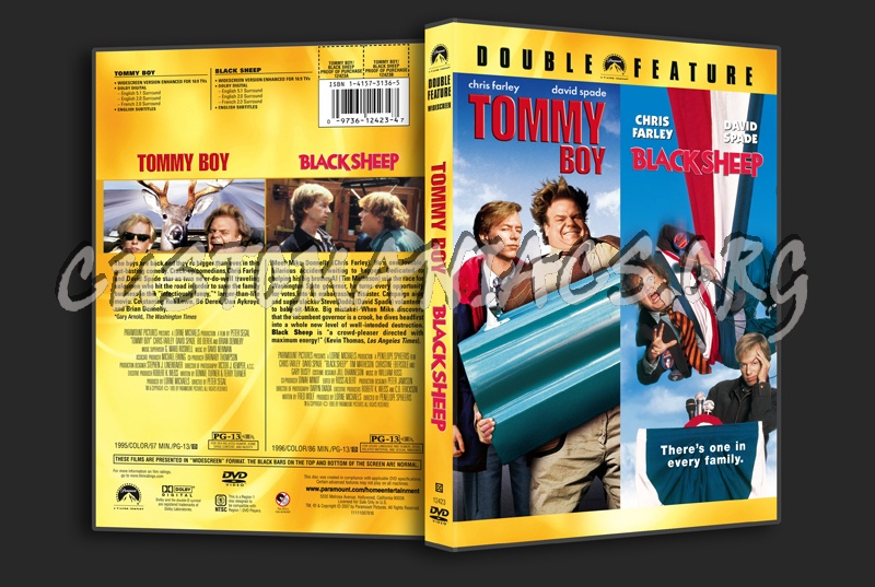 Tommy Boy / Black Sheep dvd cover