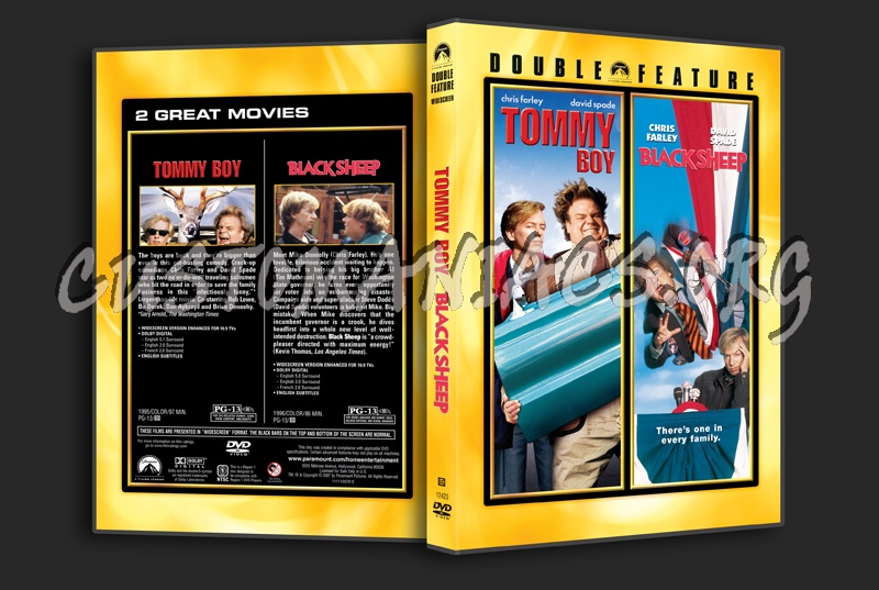 Tommy Boy / Black Sheep dvd cover