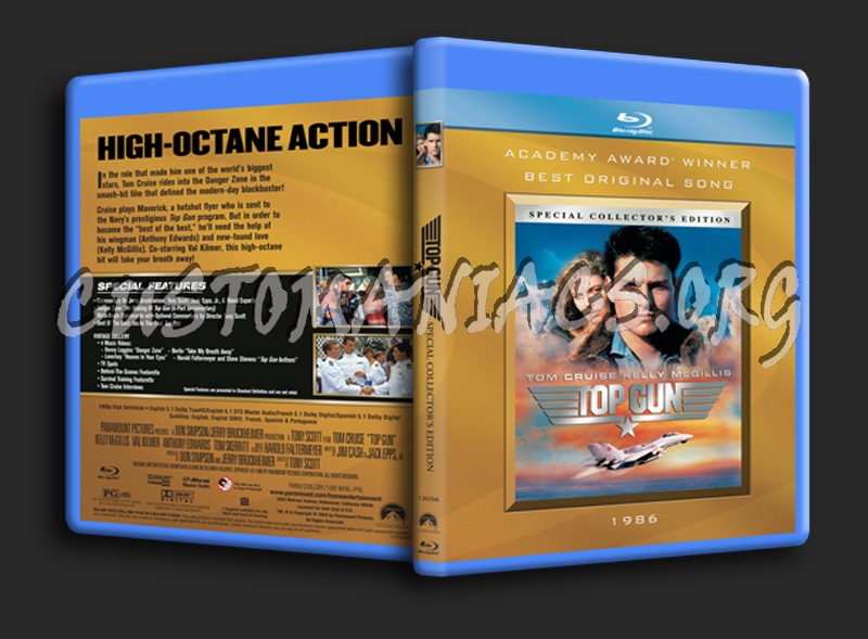 Top Gun blu-ray cover