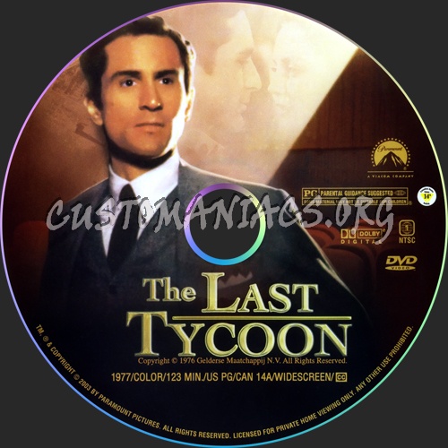 The Last Tycoon dvd label