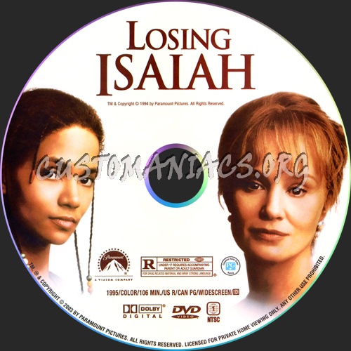 Losing Isaiah dvd label