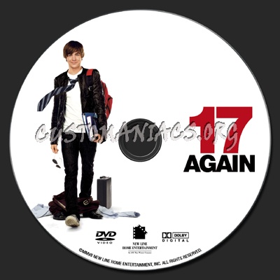 17 Again dvd label