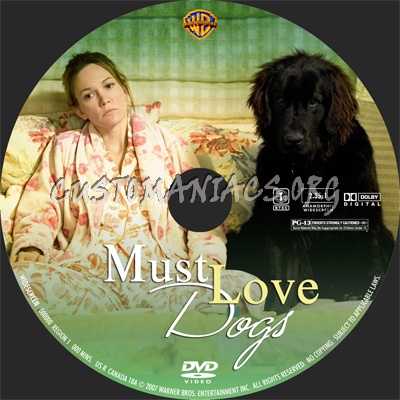 Must Love Dogs dvd label