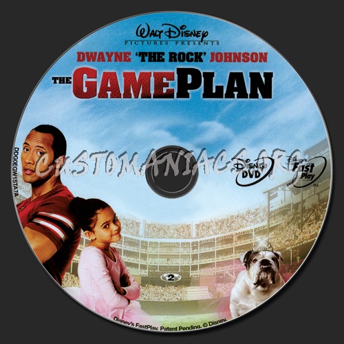 The Game Plan dvd label