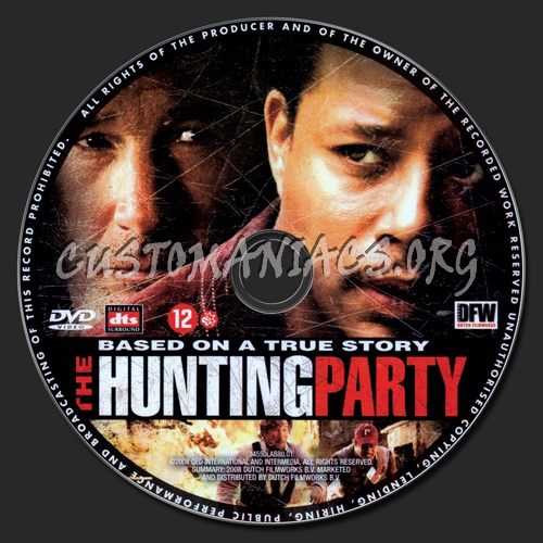 The Hunting Party dvd label