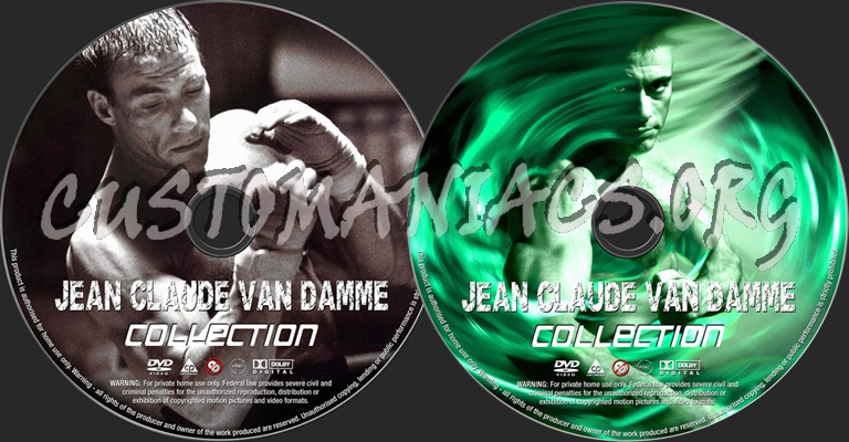 Jean Claude Van Damme Collection dvd label