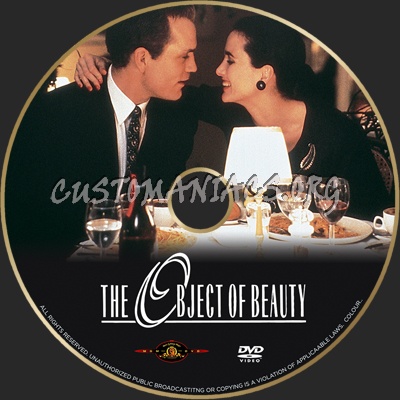 The Object Of Beauty dvd label