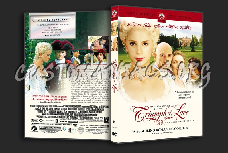 Triumph of Love dvd cover