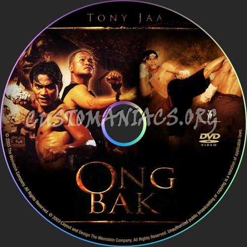 Ong Bak dvd label