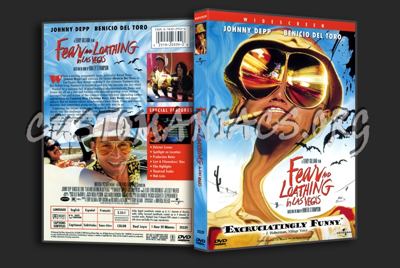 Fear and Loathing in Las Vegas dvd cover