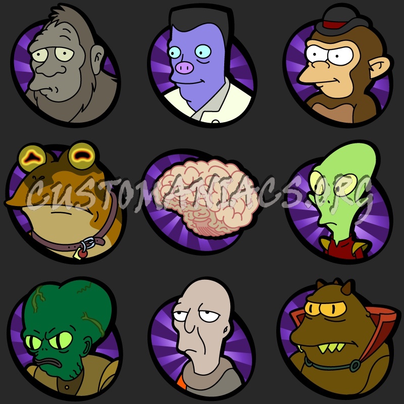 Futurama Character Icons 