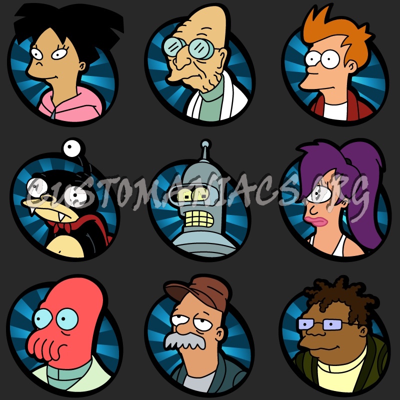Futurama MAIN CHARACTERS Collection 