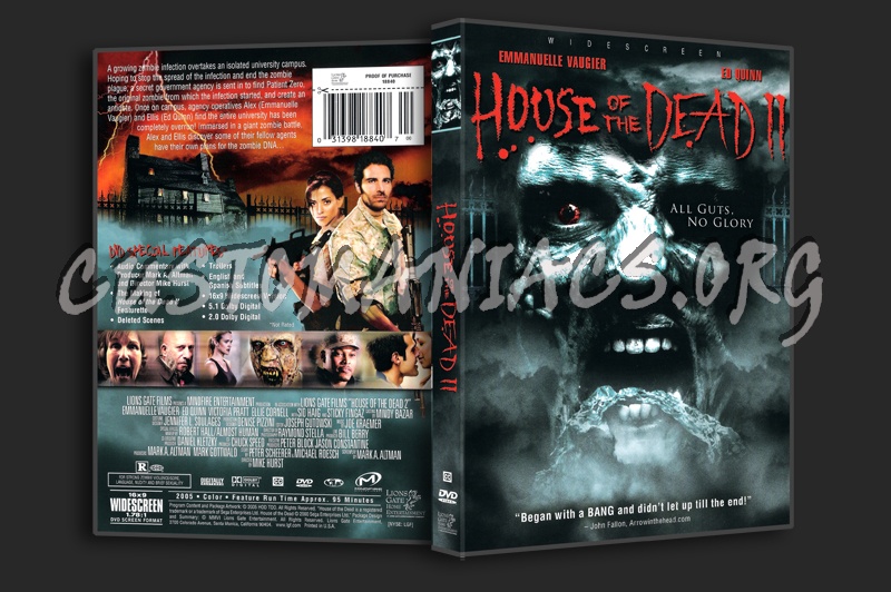 House of the Dead 2 dvd cover