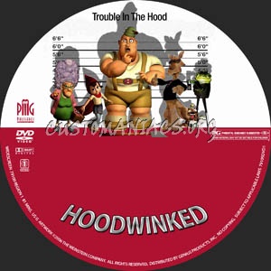Hoodwinked dvd label