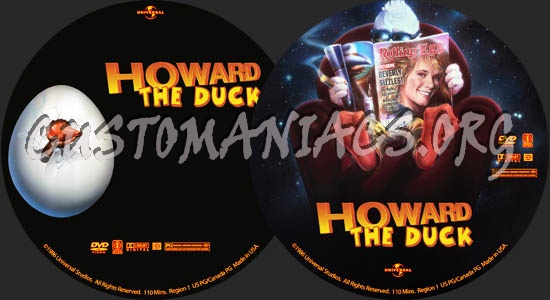 Howard the Duck dvd label