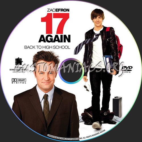 17 Again dvd label