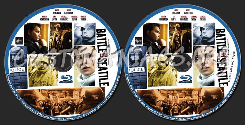 Battle in Seattle blu-ray label