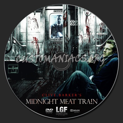 Midnight Meat Train dvd label