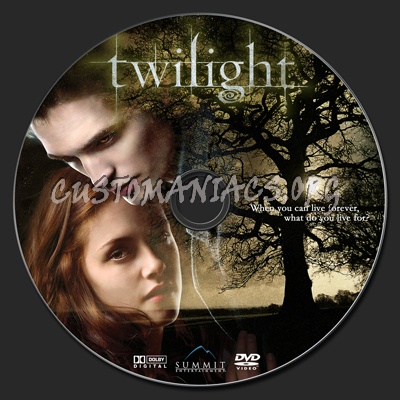 Twilight dvd label