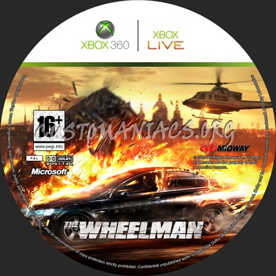 The Wheelman dvd label