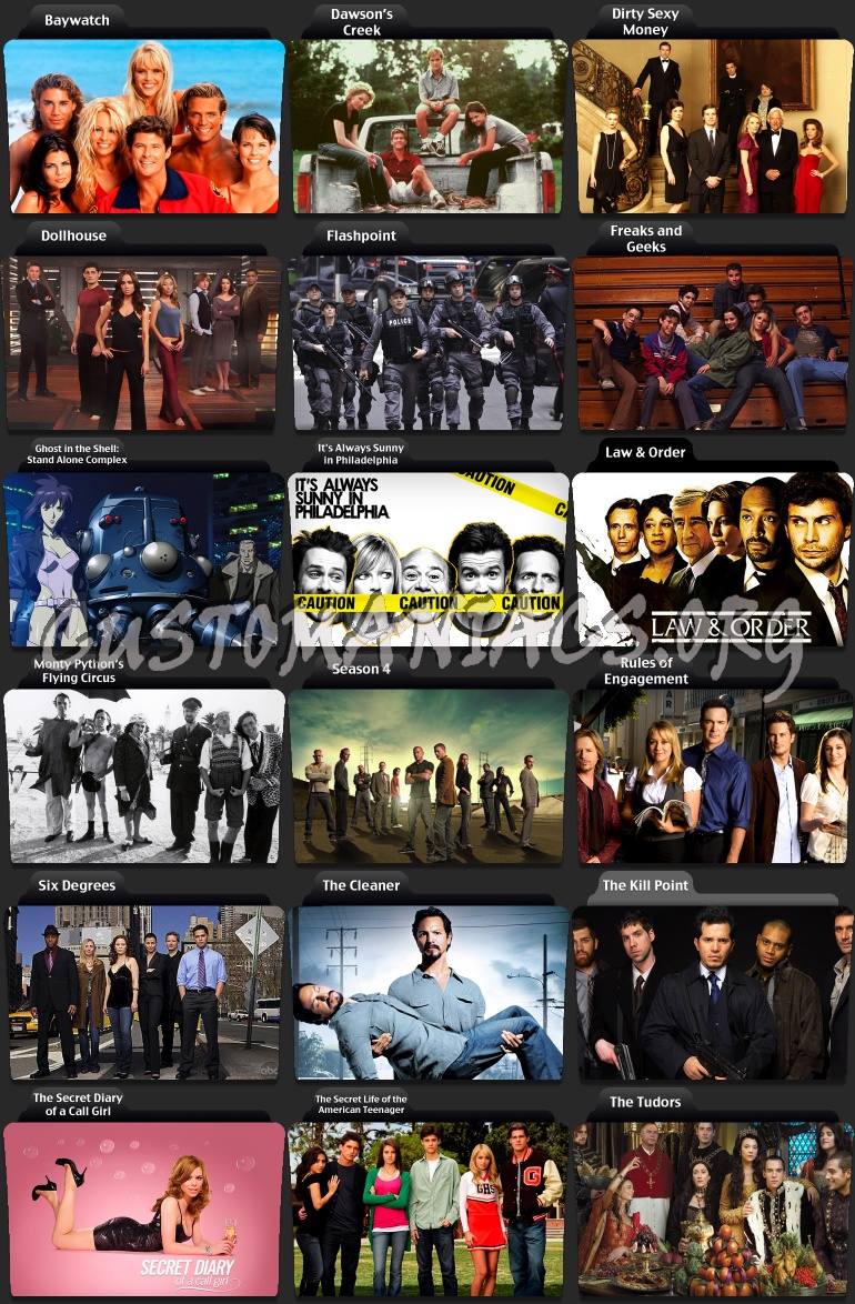 TV Series Folder Icons D 