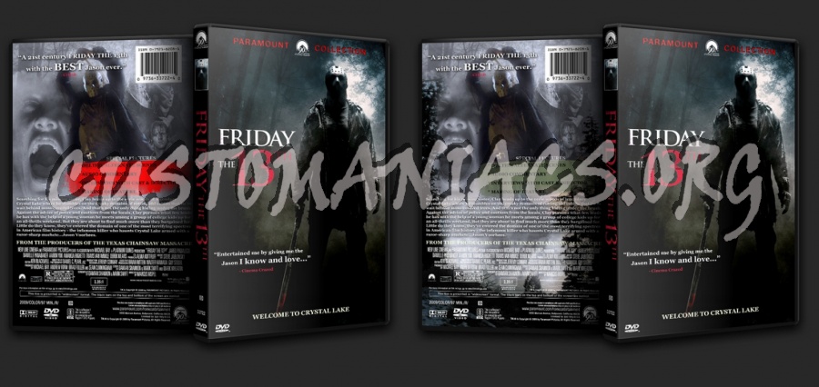 Friday The 13th (2009) dvd cover