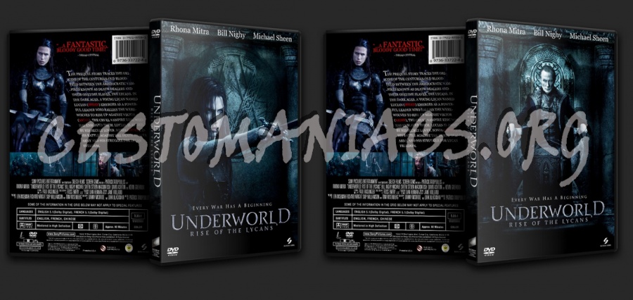 Underworld : Rise of the Lycans dvd cover