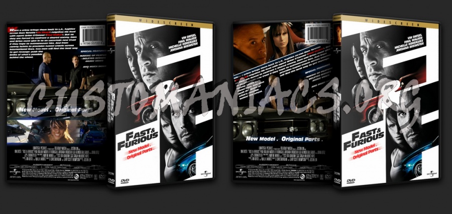 Fast and Furious dvd cover
