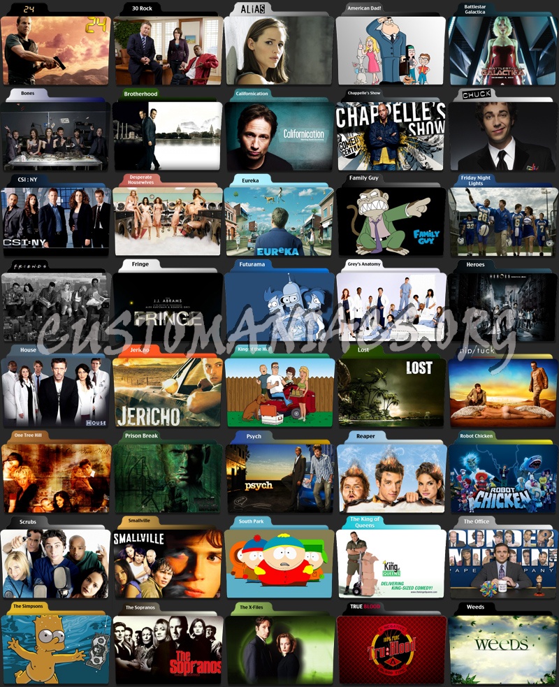 TV Series Folder Icons 512 