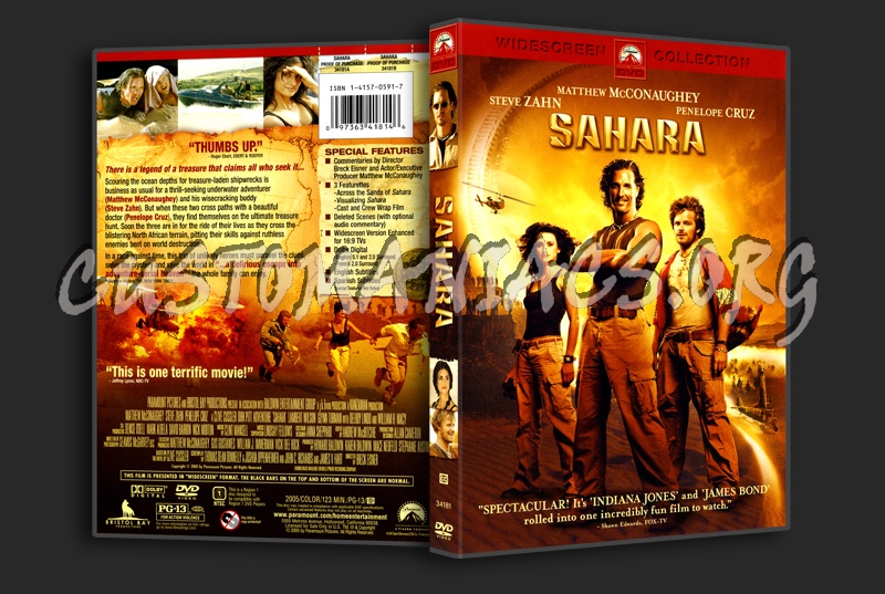 Sahara dvd cover