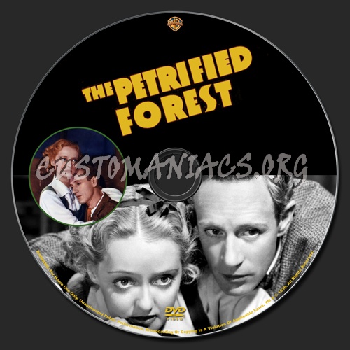 The Petrified Forest dvd label