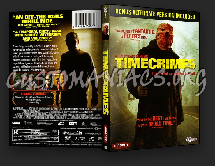 Timecrimes  ( Los Cronocrmenes ) dvd cover