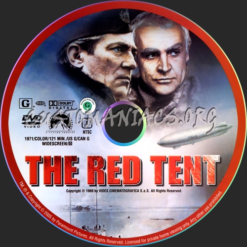 The Red Tent dvd label