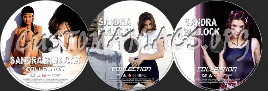 Sandra Bullock Collection dvd label