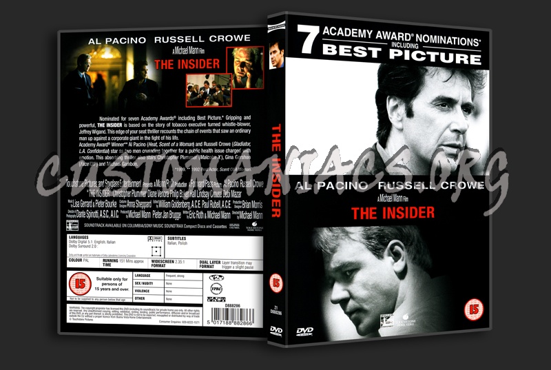 The Insider dvd cover