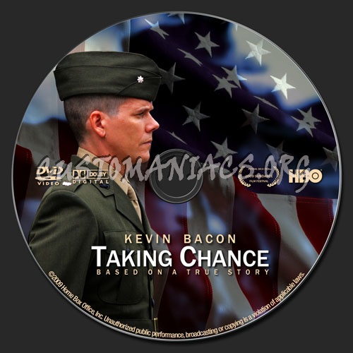 Taking Chance dvd label