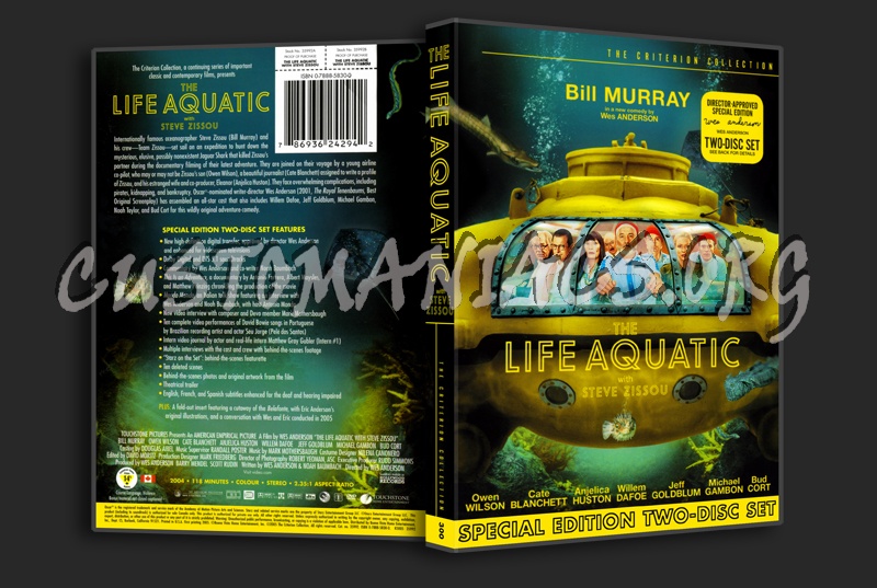 300 - The Life Aquatic with Steve Zissou dvd cover